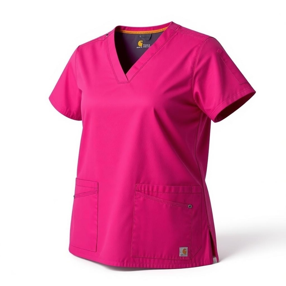 Carhartt WOMEN'S V-NECK SCRUB TOP and PANTS size L - Picture 3 of 16